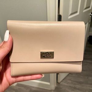 Kate Spade Flap Leather Wallet - Slightly Damaged